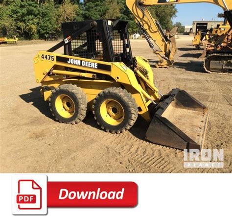 john deere 4475 skid steer for sale|john deere 7775 manual.